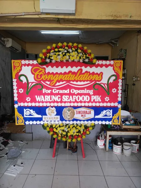 Papan Bunga Ucapan Selamat Modernland Tangerang